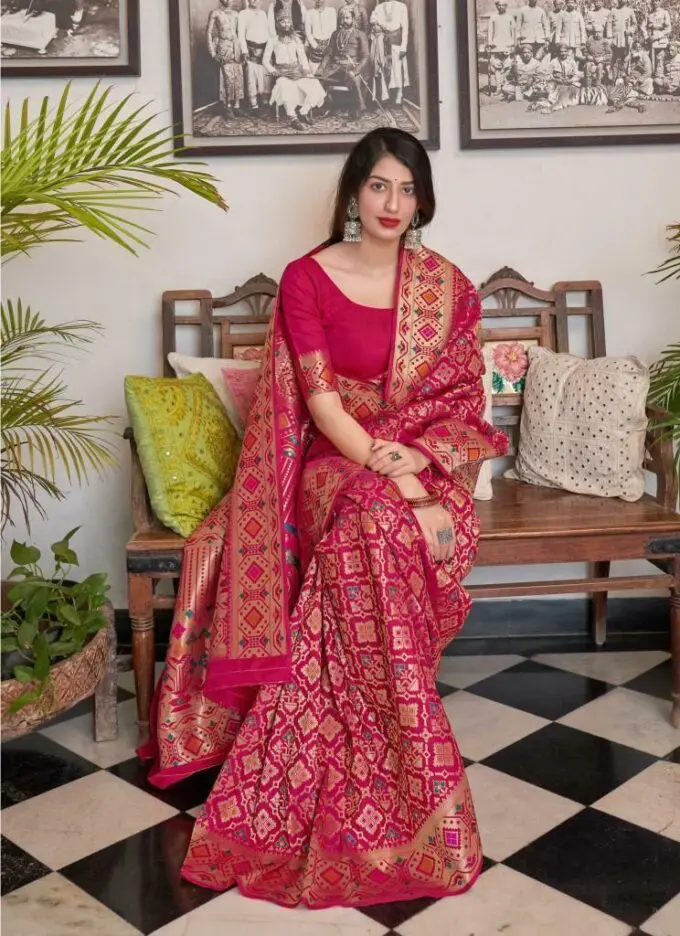 Banarasi Patola Silk Weaving Saree mahagauri patola weaving saree 5408