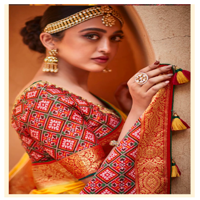 Mix and Match your Blouse with Sarees | Contrast Blouse Designs