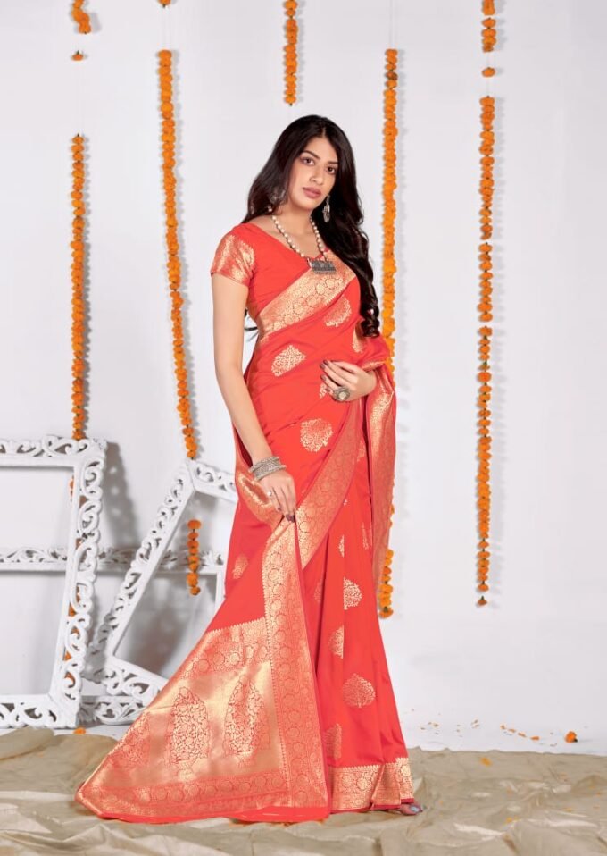 Deepti Sunaina Beautiful Red Saree Blouse | Dresses kids girl, Silk sarees  with price, Saree trends