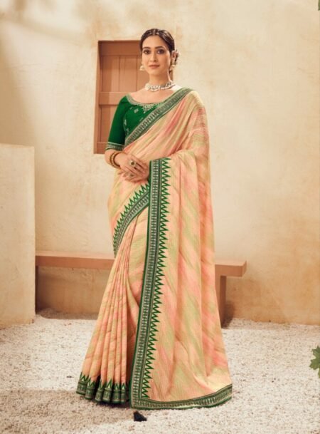 Buy Parrot Green Weaving Silk Designer Saree | Designer Sarees