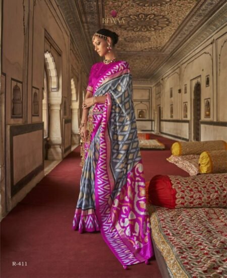 Pink Traditional Woven Silk Saree Latest 5331SR05