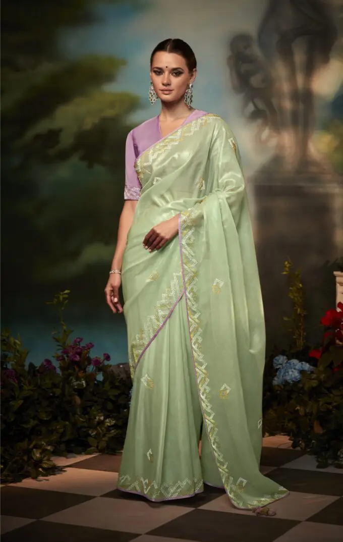 Alluring Light Green Color Pure Silk Organza Saree With All Over Floral  Design Light Green Organza Silk Saree Organza Saree-kalavrinda - Etsy