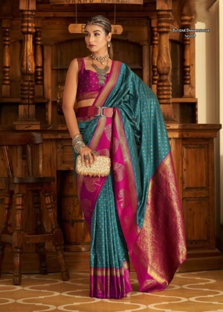 Scintilla Pink Soft Banarasi Silk Saree With Two Palimpsest Blouse Pie –  LajreeDesigner